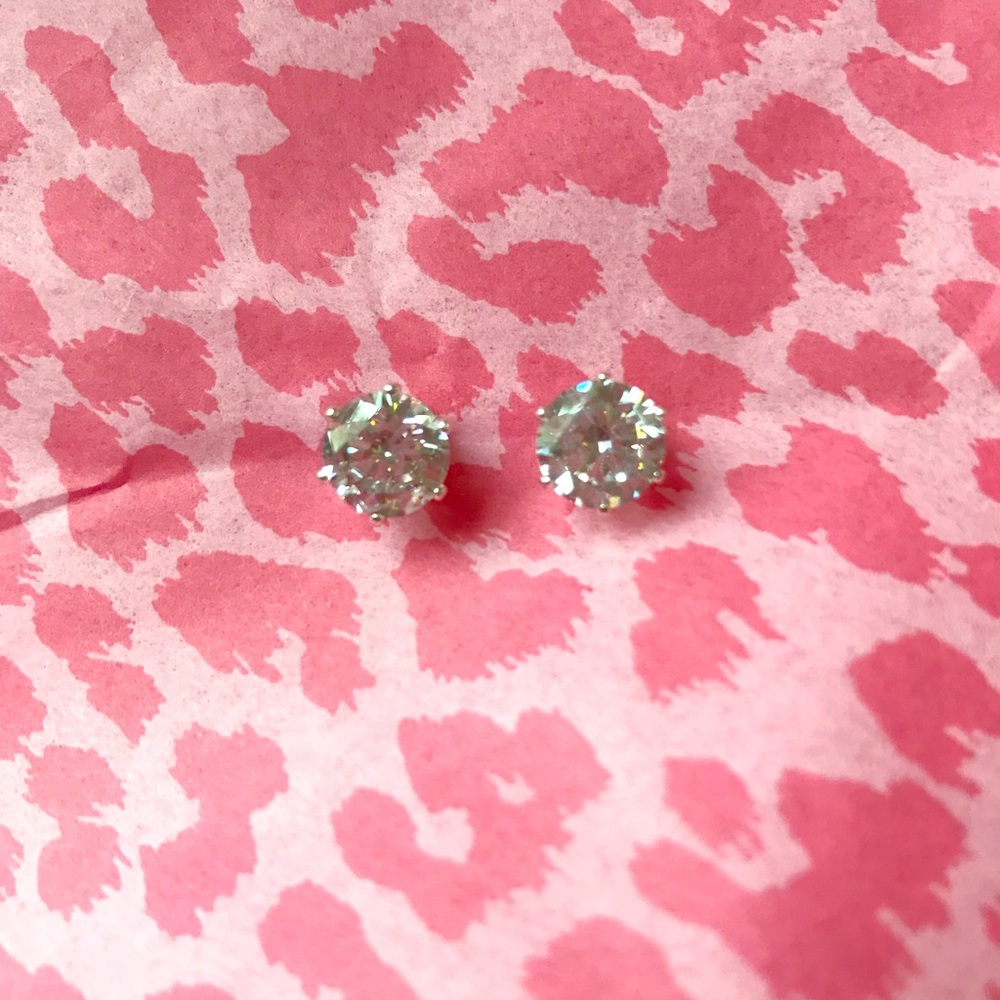 NY&C Cubic Zirconia Stud Earrings